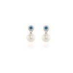 Load image into Gallery viewer, Cachet Indy 2cm Pierced Earrings - Platinum
