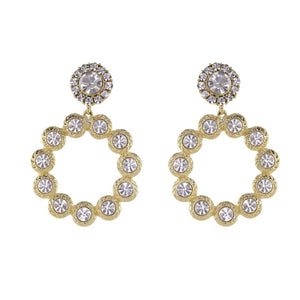 loveRocks Crystal Ring Drop Fabulous Earrings