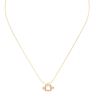 Franck Herval Louise Square + Chain Necklace