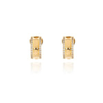 Load image into Gallery viewer, Cachet London Scoop Gold Clip On Earrings
