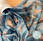 Load image into Gallery viewer, Recycled Bottle Scarf - Highland Cows
