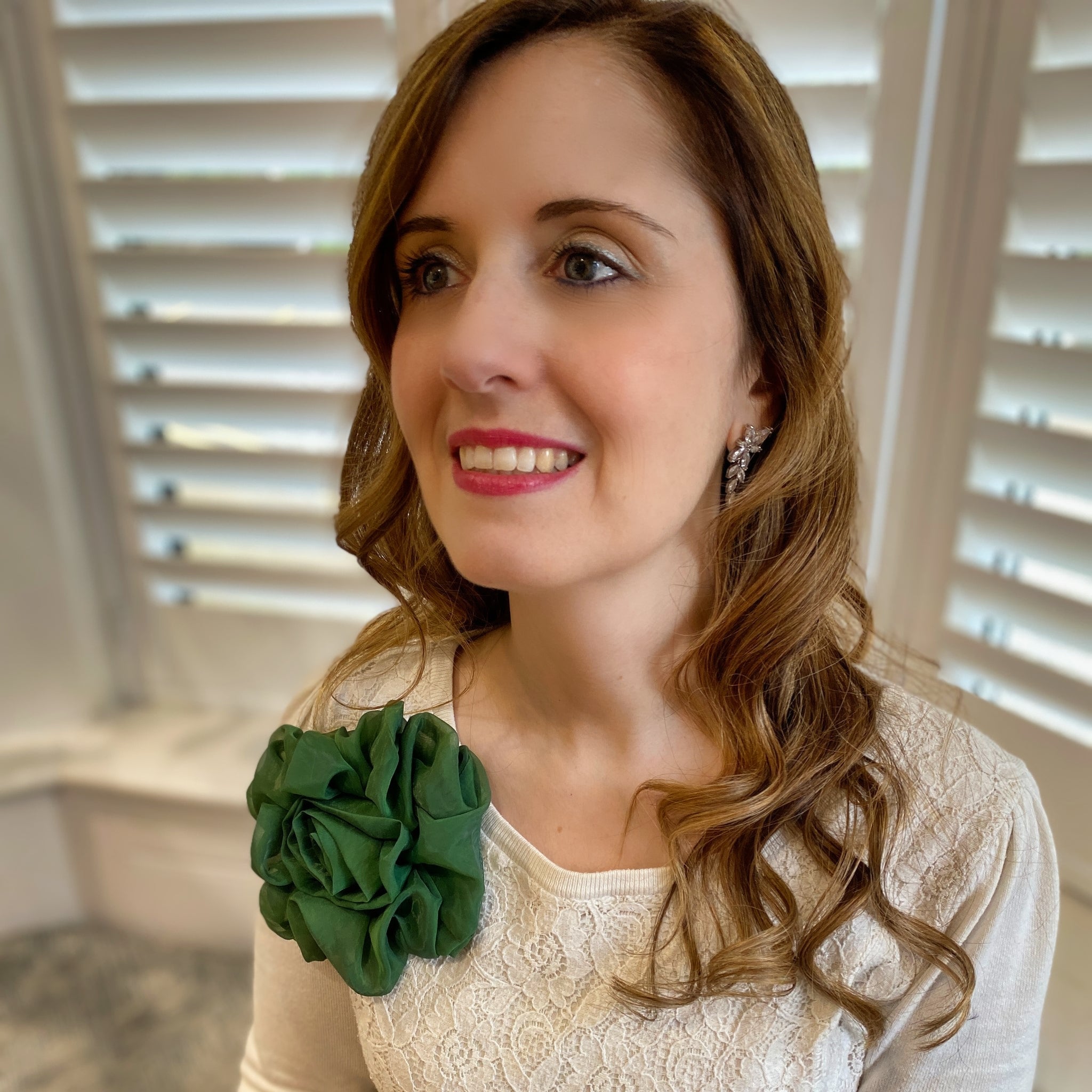 QueenMee Green Corsage Rose Hair Clip Flower Hair Clip Flower Pin Ruby Rocks QueenMee Green Corsage Rose Hair Clip Flower Hair Clip Flower Pin Ruby Rocks