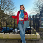Load image into Gallery viewer, Recycled Bottle Scarf - Dragonflies
