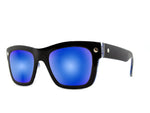Load image into Gallery viewer, Ruby Rocks Francine Wayfarer style Black with Blue side frame and Blue Lens Sunglasses RR05-1
