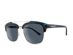 Load image into Gallery viewer, Ruby Rocks Midnight Deep Blue and silver metal frame with dark blue grey lens RR12-2
