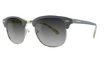Load image into Gallery viewer, Ruby Rocks Mayfair Wayfarer style Grey and green frame with metal lens surround and grey lens Sunglasses RR07-1
