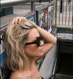 Load image into Gallery viewer, Ruby Rocks 'Elizabeth' Square Sunglasses In Black RR73-3
