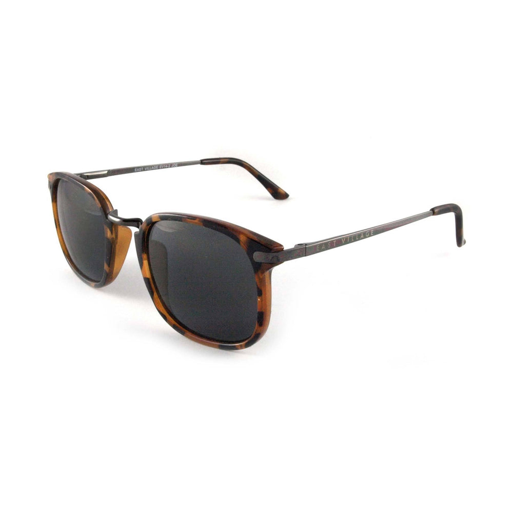 East Village Square 'Joe' Metal Bridge Tortoiseshell Sunglasses 