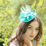 Load image into Gallery viewer, Ruby Rocks Judeen Fascinator - Mint 
