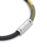 Load image into Gallery viewer, Tayroc Camo Leather Bracelet with Stainless Steel Clasp 
