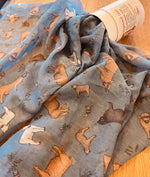 Load image into Gallery viewer, Recycled Bottle Scarf - Highland Cows
