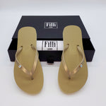 Load image into Gallery viewer, Filli London Aurora Luxury Crystal Flip Flops - Gold
