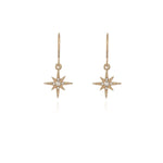 Load image into Gallery viewer, Cachet North Star Earrings 18ct Gold Plated
