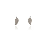 Load image into Gallery viewer, Cachet Leafy Earrings Platinum Plated

