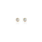 Load image into Gallery viewer, Cachet Hatsu 0.7cm Pierced Earrings - Gold
