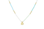 Load image into Gallery viewer, Apollo Gold &amp; Mint Bead Short Necklace
