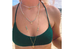Load image into Gallery viewer, Apollo Gold &amp; Mint Bead Short Necklace
