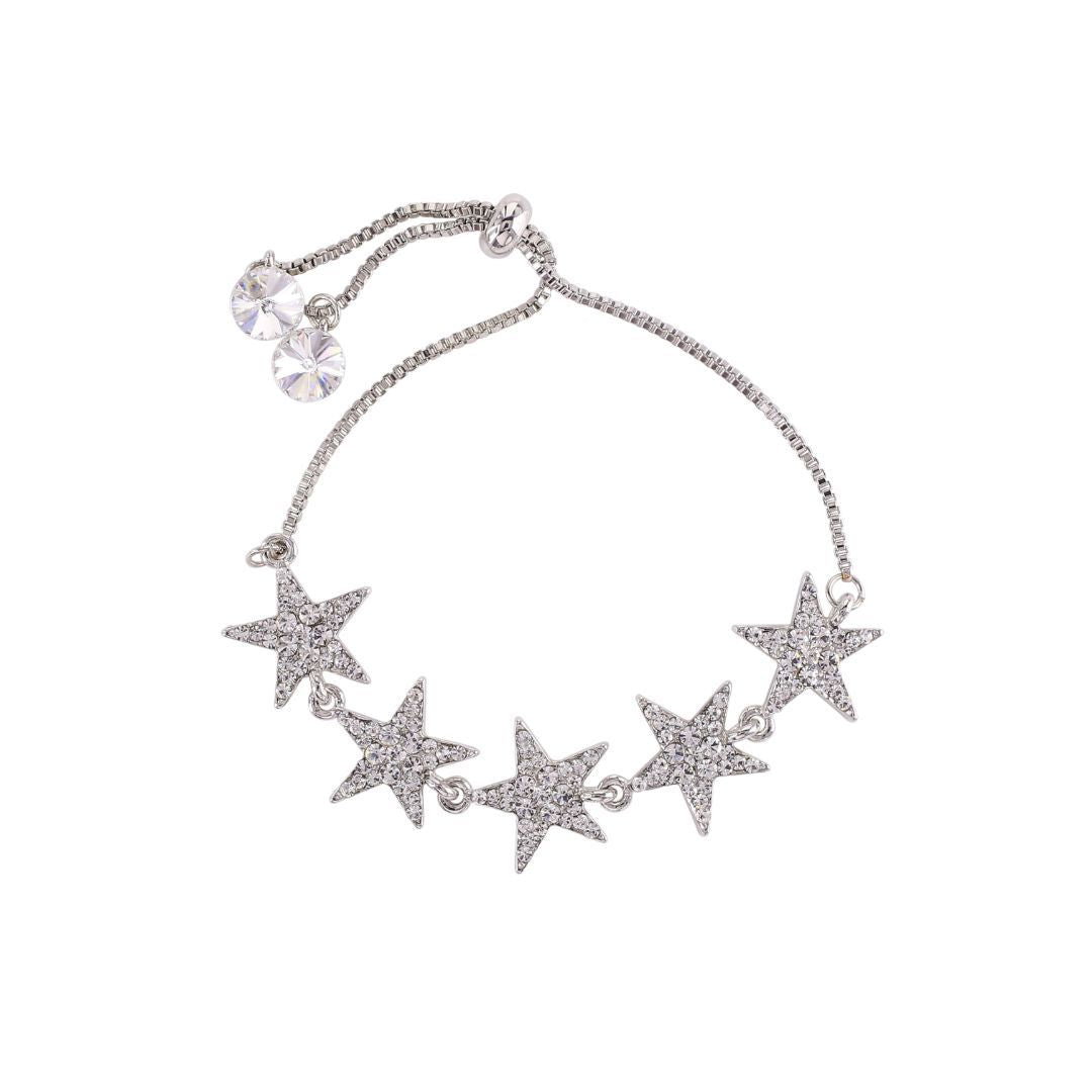loveRocks Crystal Stars Friendship Style Bracelet