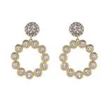 Load image into Gallery viewer, loveRocks Crystal Ring Drop Fabulous Earrings

