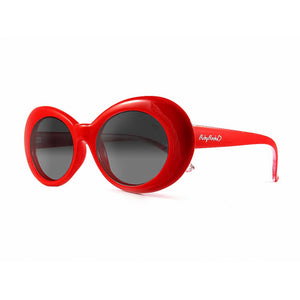 Ladies 'Antigua' Oval Sunglasses In Red