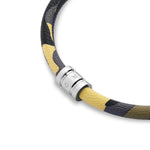 Load image into Gallery viewer, Camo Leather Bracelet with Stainless Steel Clasp
