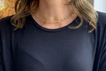 Load image into Gallery viewer, Notus Gold Chunky Chain Medium Length Necklace
